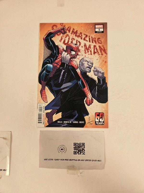 Amazing Spider-Man #5 (Marvel Comics, 1999), raw comic book in NM condition — front cover
