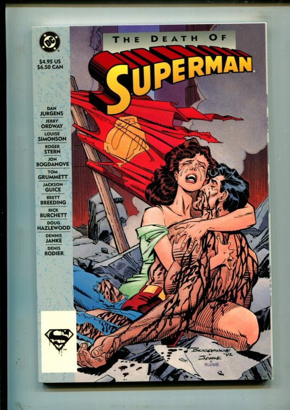 Death of Superman - Doomsday - Jon Bogdanove, Dennis Janke - TPB (9.0/9.2) 1993 (1993), raw comic book in 9.0 condition — front cover