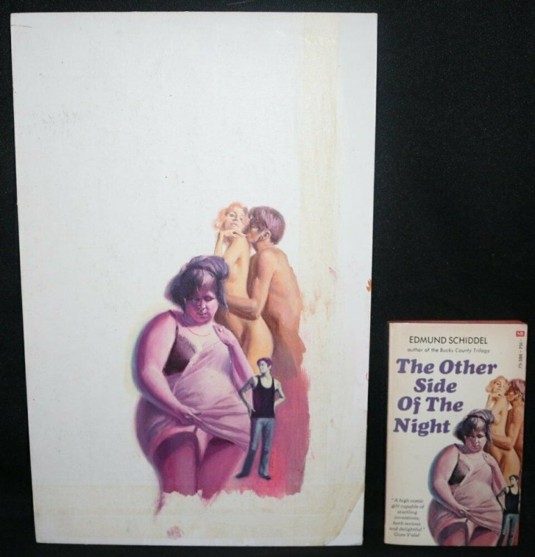 The Other Side of the Night Paperback Painted Cover Lovers 1970 art by Unknown (1970), raw, ungraded comic book — front cover