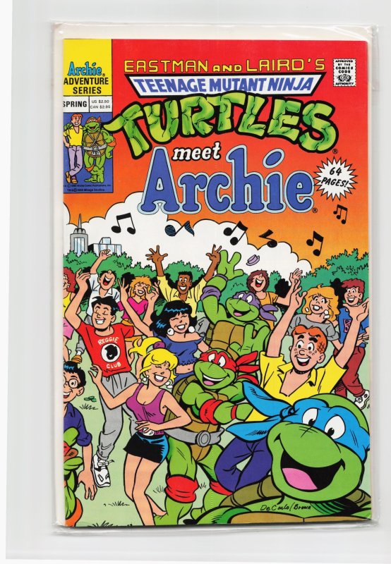 Teenage Mutant Ninja Turtles Adventures (1991) Teenage Mutant Ninja Turtles (1991), raw, ungraded comic book — front cover