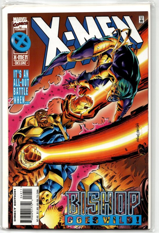 X-Men #49 (Marvel Comics, 1996), raw, ungraded comic book — front cover