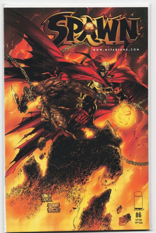 Spawn #86 (Image Comics, 1999), raw, ungraded comic book — front cover