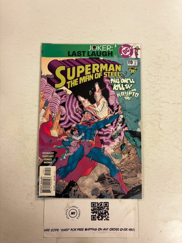 Superman the Man of Steel #119 (DC Comics), raw comic book in NM condition — front cover