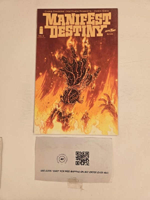 Manifest Destiny #3, raw comic book in NM condition — front cover