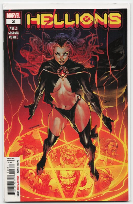 Hellions #3 (Marvel Comics, 2020), raw, ungraded comic book — front cover