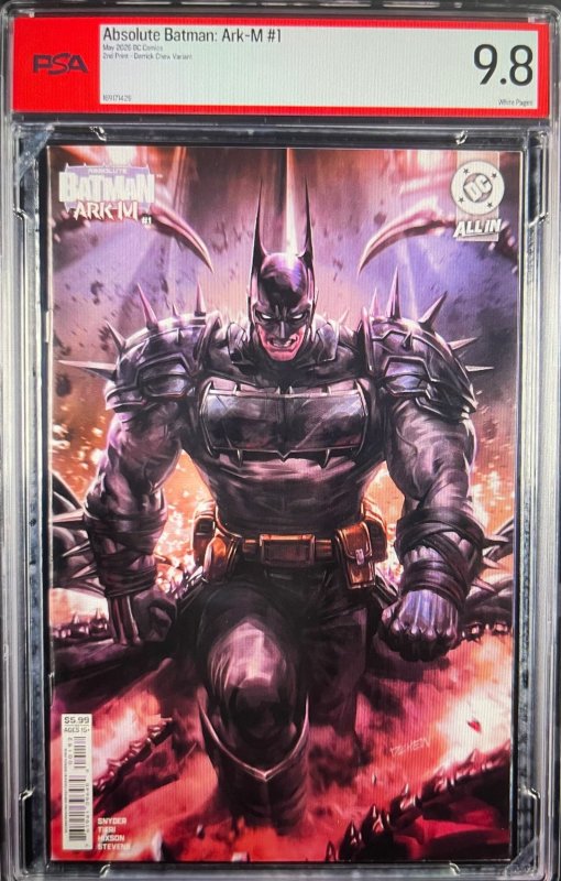 2026 Absolute Batman: ARK #1 (2026), comic book — front cover in its holder