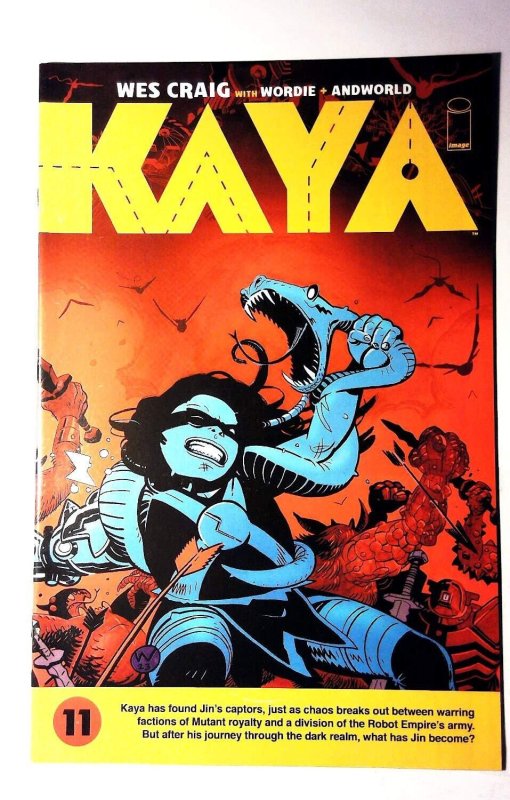 Kaya #11 (Image Comics, 2023), raw, ungraded comic book — front cover