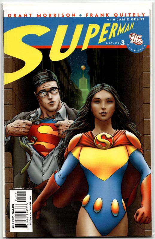 All Star Superman #2 (DC Comics, 2006), raw, ungraded comic book — front cover