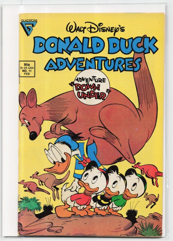 Donald Duck Adventures #11 (1989), raw, ungraded comic book — front cover