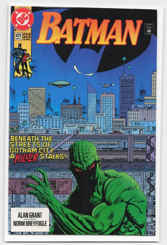 Batman #471 (DC Comics, 1991), raw, ungraded comic book — front cover
