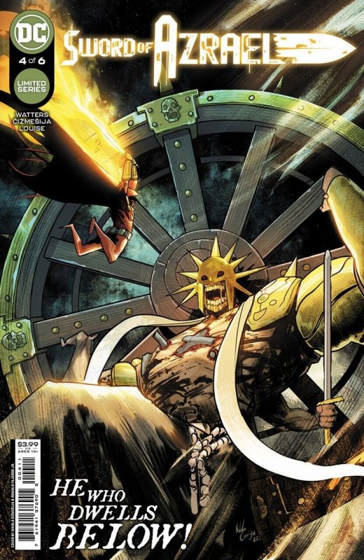 Sword of Azrael #4 (2022), raw comic book in NM condition — front cover