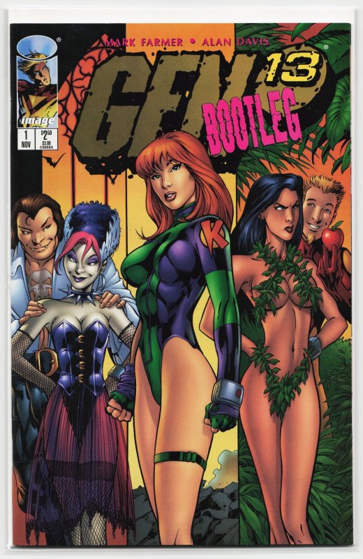 Gen 13 Bootleg #1 (Image Comics, 1996), raw, ungraded comic book — front cover