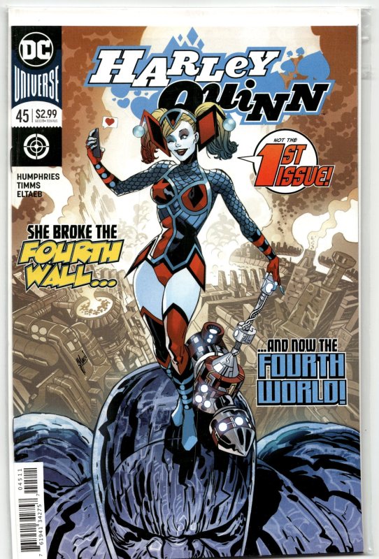 Harley Quinn #45 (DC Comics, 2018), raw, ungraded comic book — front cover