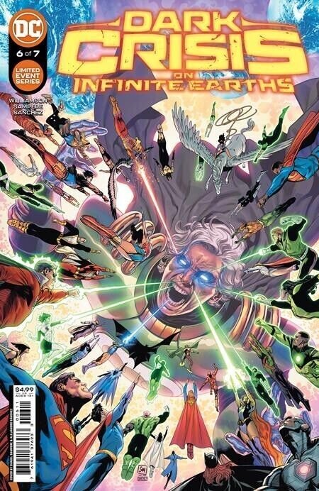 Dark Crisis on Infinite Earths #6 (DC Comics, 2022), raw, ungraded comic book — front cover