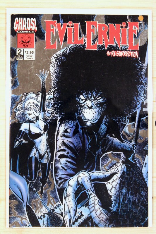 Evil Ernie: The Resurrection #2 (1993), raw comic book in NM 9.4 condition — front cover