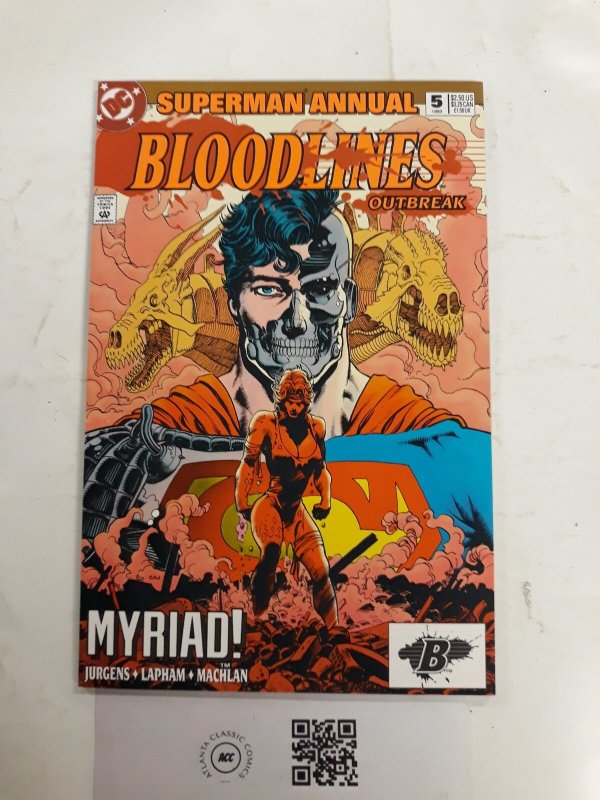 Superman Annual #5 (DC Comics), raw comic book in NM condition — front cover
