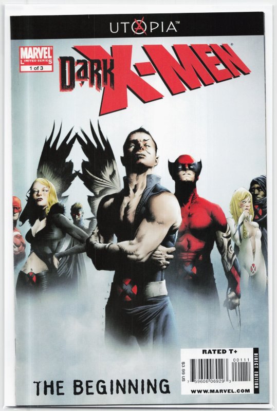Dark X-Men: The Beginning #1 (2009), raw, ungraded comic book — front cover