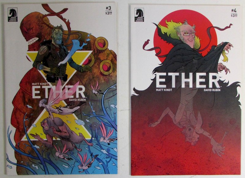 2017 Ether Lot of 2 #3, 4 Dark Horse Comics NM 1st Print Comic Books (Dark Horse Comics, 2017), raw comic book in NM condition — front cover