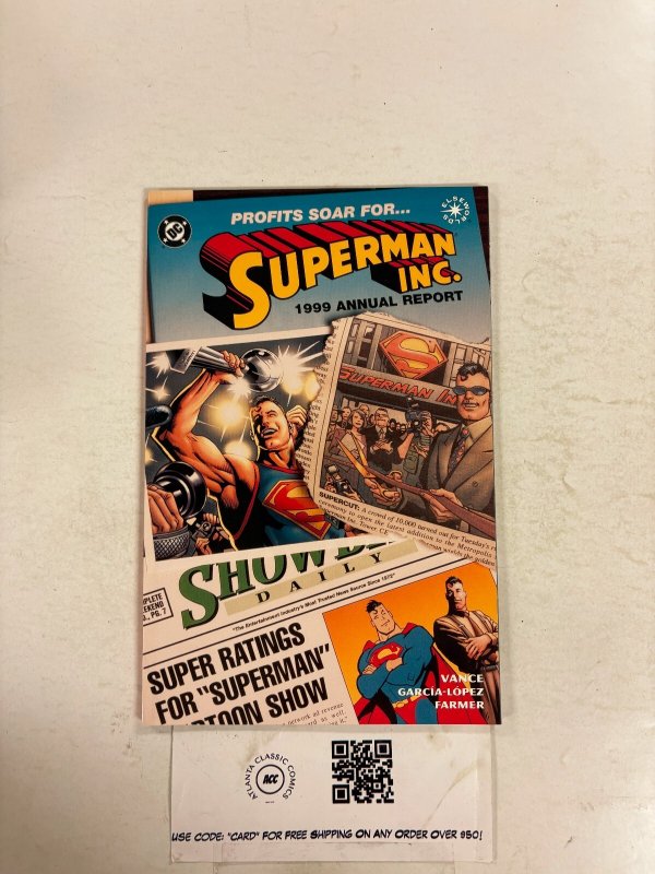 Superman Inc #1 (DC Comics), raw comic book in NM condition — front cover
