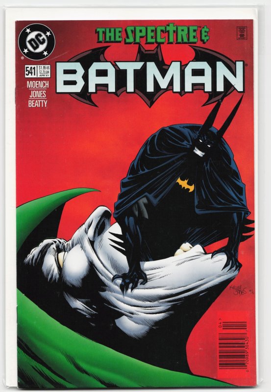 Batman #541 (DC Comics, 1997), raw, ungraded comic book — front cover