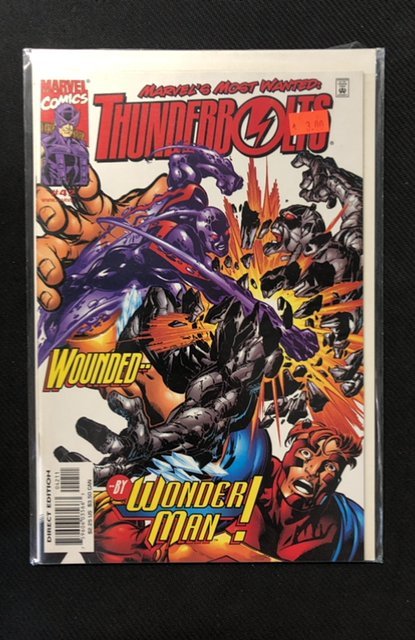 Thunderbolts #42 (Marvel Comics, 2000), raw, ungraded comic book — front cover