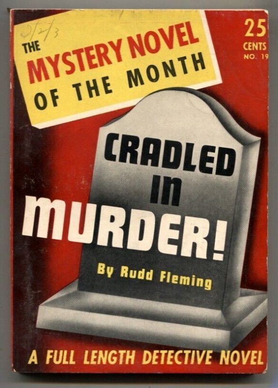 Pulp: Mystery Novel #19 (1941), raw, ungraded comic book — front cover