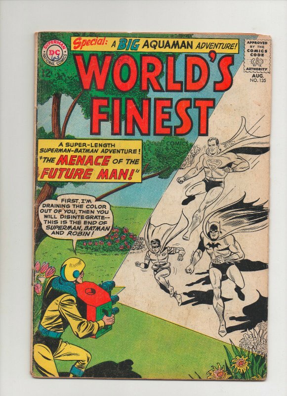 World's Finest #135 (DC Comics, 1963), raw comic book in 4.5 condition — front cover