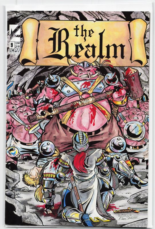 Realm #9 (1987), raw, ungraded comic book — front cover