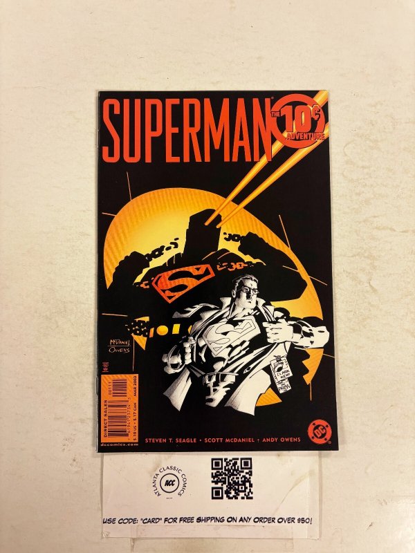 Superman 10 Cent Adventure #1 (DC Comics, 2002), raw comic book in NM condition — front cover