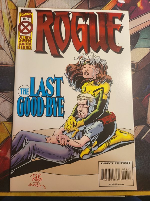 Rogue #4 (1995), raw, ungraded comic book — front cover