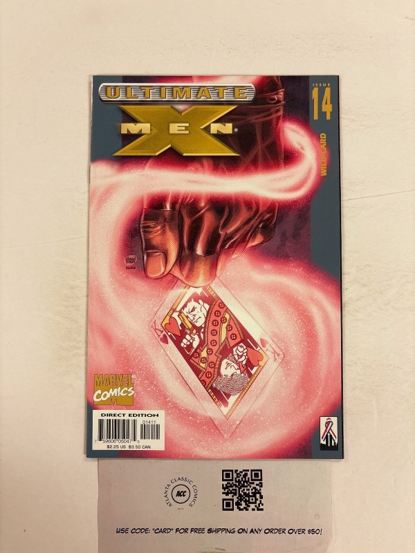 Ultimate X-Men #14 (Marvel Comics, 2002), raw comic book in NM condition — front cover