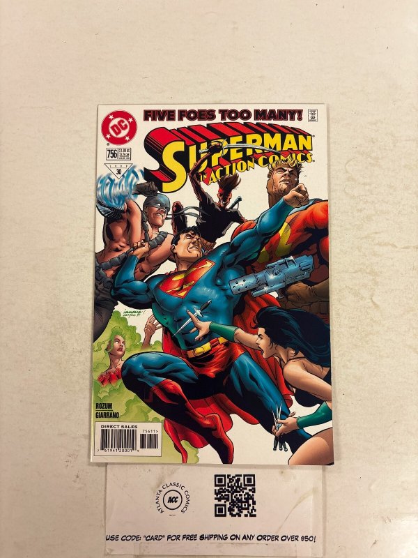 Action Comics #756 (DC Comics), raw comic book in NM condition — front cover
