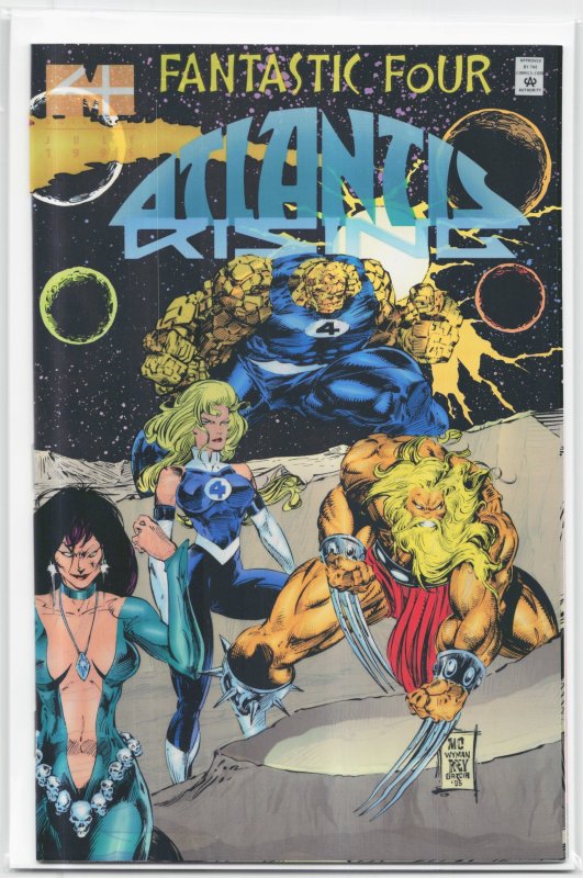 Fantastic Four: Atlantis Rising #2 (1995), raw, ungraded comic book — front cover