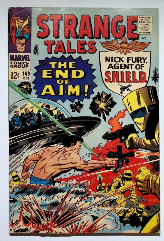 Strange Tales #149 (Marvel Comics, 1966), raw, ungraded comic book — front cover