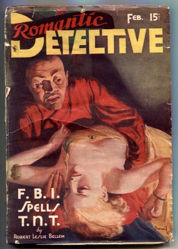Pulp: Romantic Detective Pulp #1 (1938), raw, ungraded comic book — front cover