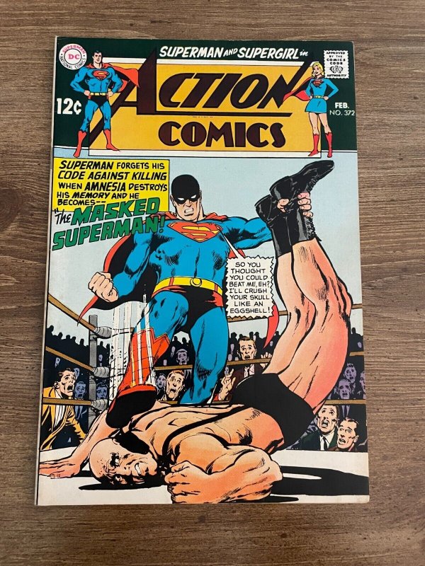 Action Comics #372 (DC Comics), raw comic book in NM condition — front cover