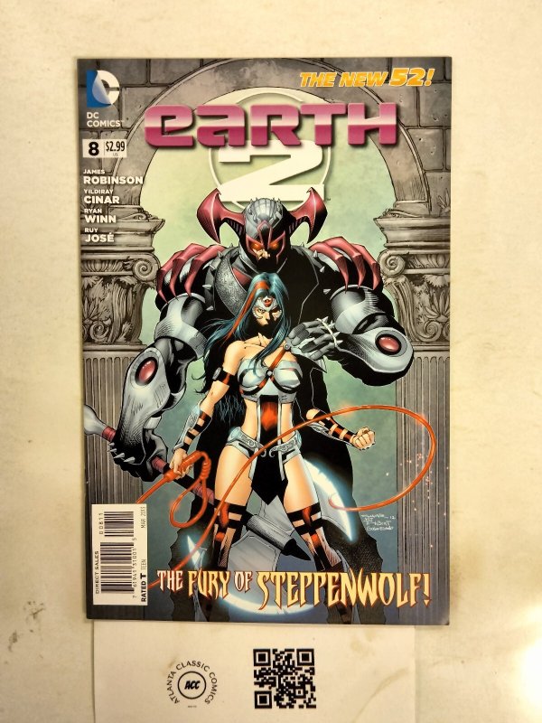 Earth 2 #8 (DC Comics), raw comic book in NM condition — front cover
