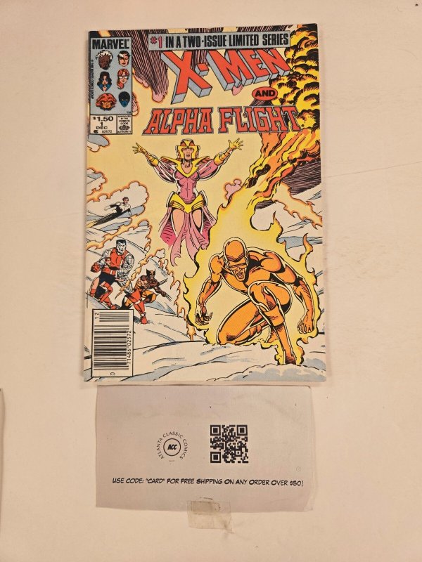 X-Men and Alpha Flight #1 (Marvel Comics), raw comic book in NM condition — front cover