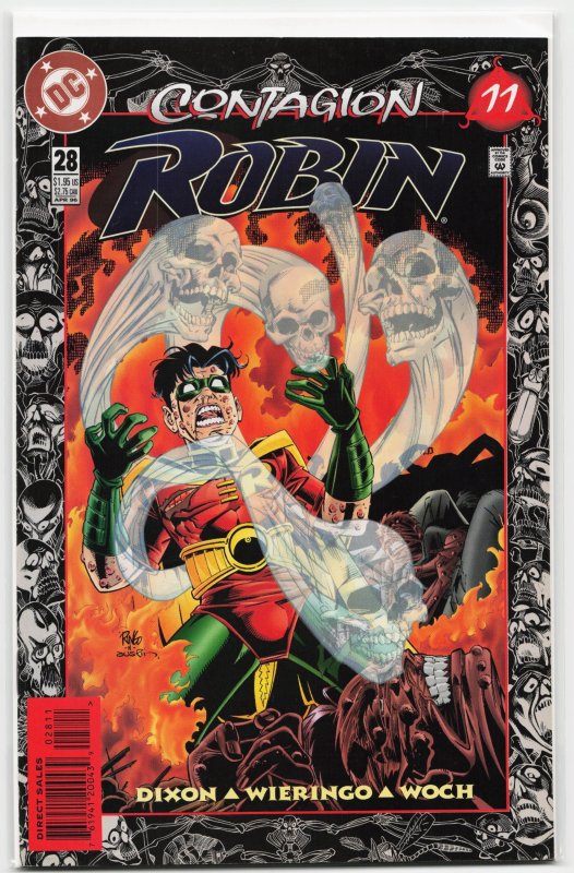 Robin #28 (DC Comics, 1996), raw, ungraded comic book — front cover