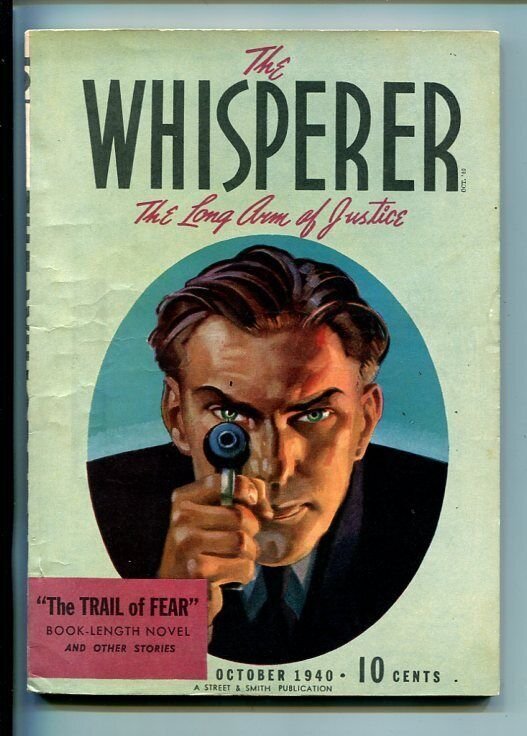Whisperer--October 1940--Pulp Magazine--Street and Smith--VF- (1940), raw comic book in VF- condition — front cover