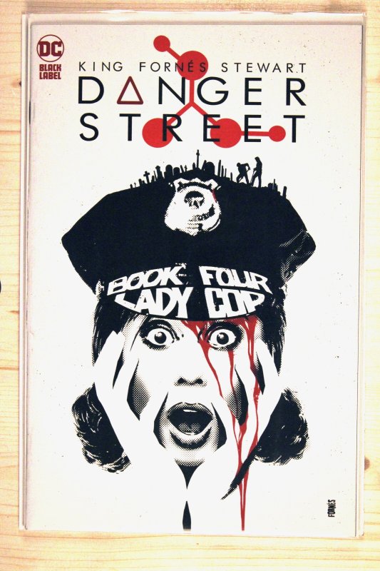 Danger Street #4 (DC Comics, 2023), raw comic book in NM+ 9.6 condition — front cover