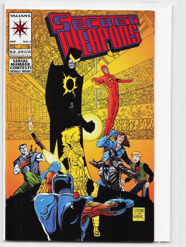 Secret Weapons #1 (Image Comics, 1993), raw, ungraded comic book — front cover