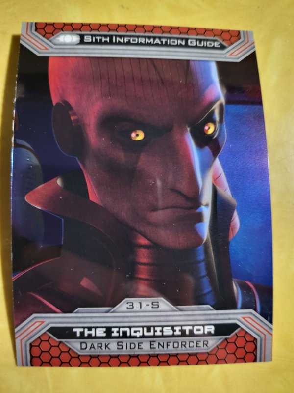 2014 Topps Chrome Star Wars Perspective: Jedi vs Sith #31 (2014), raw, ungraded comic book — front cover