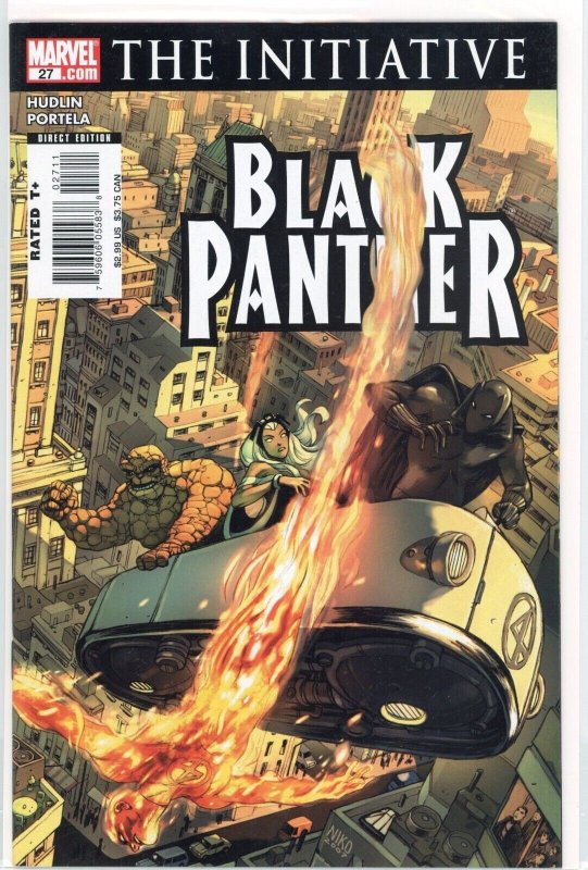 Black Panther #27 (Marvel Comics, 2007), raw comic book in NM 9.4 condition — front cover
