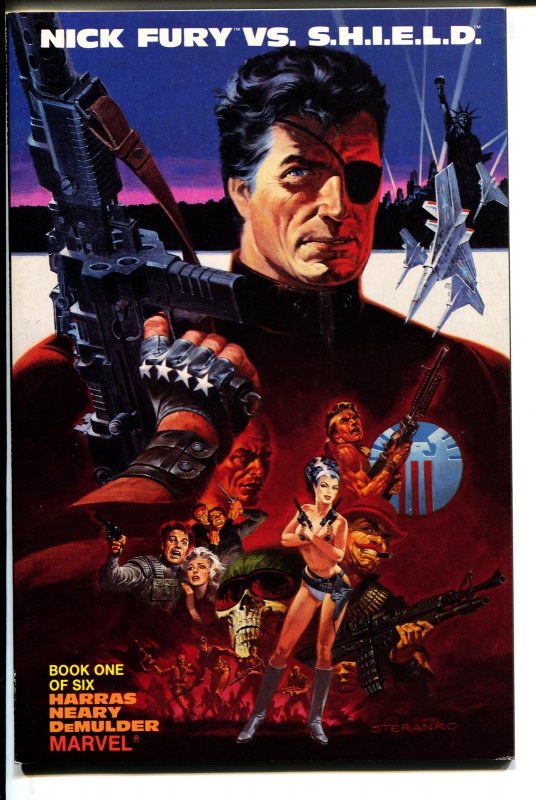 Nick Fury vs. S.H.I.E.L.D.-Book 1-Bob Harras-TPB-trade, raw, ungraded comic book — front cover