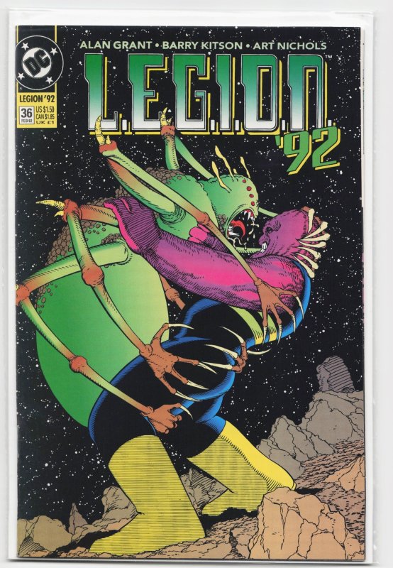 L.e.g.i.o.n #36 (1992), raw, ungraded comic book — front cover