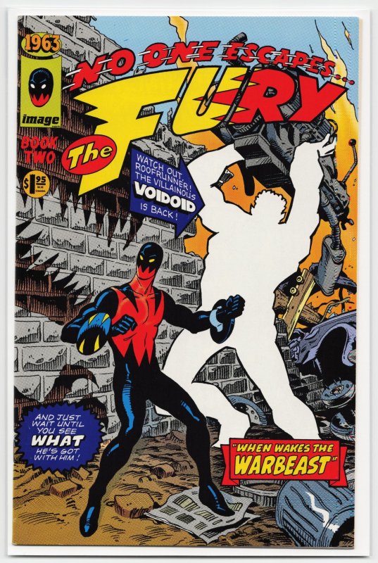 The Fury #2 (Marvel Comics, 1993), raw, ungraded comic book — front cover