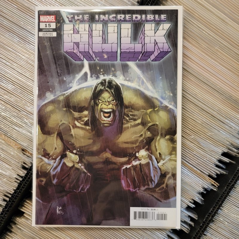 The Incredible Hulk #15 (Marvel Comics, 2024), raw, ungraded comic book — front cover