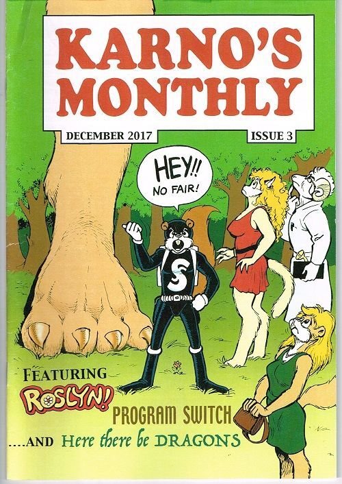 Karno's Monthly #3, raw, ungraded comic book — front cover