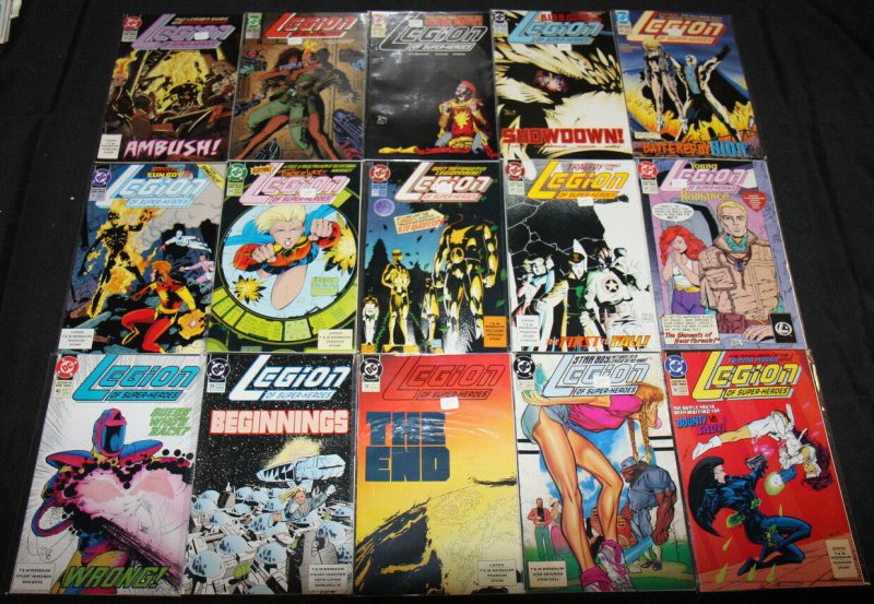Legion of Superheroes Bronze/copper/modern Lot 198 Comics Vf-Nm, raw comic book in NM condition — front cover